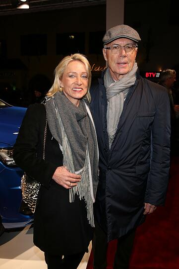 Franz Beckenbauer mit Ehefrau Heidi.