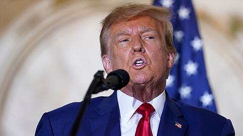 Auch Donald Trump geht ins Rennen für die US-Präsidentschaftswahl 2024.