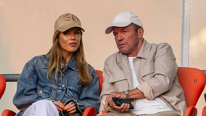 Frauenheld! Lothar Matth&auml;us mit seiner aktuellen Freundin Theresa Sommer.