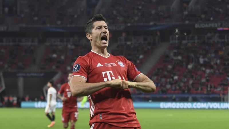 Robert Lewandowski erzielte bisher 40 Tore in dieser Bundesligasaison für den FC Bayern.