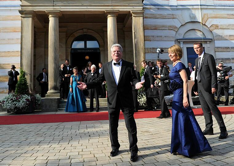 Joachim Gauck mit Lebensgefährtin Daniela Schadt.