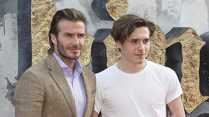 David und Brooklyn Beckham scheinen denselben Geschmack zu haben
