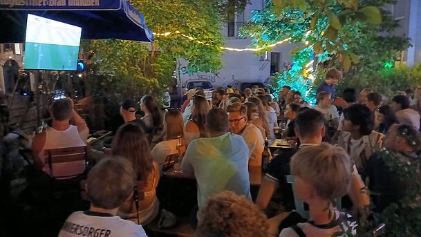 Vor dem Sax war kein freier Platz mehr zu finden.