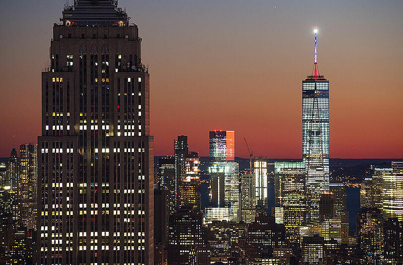 One World Trade Center - das Gebäude, das im Gedenken an das WTC auf Ground Zero errichtet wurde.