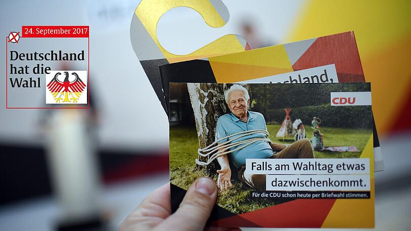 "Falls am Wahltag etwas dazwischenkommt&ldquo;: So wirbt die CDU aktuell für die Stimmabgabe per Post.
