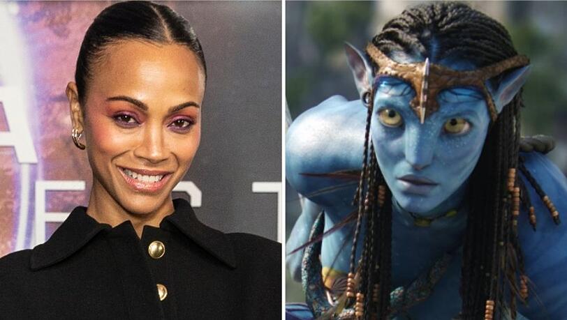 Zoe Saldana spielt in "Avatar" Neytiri.