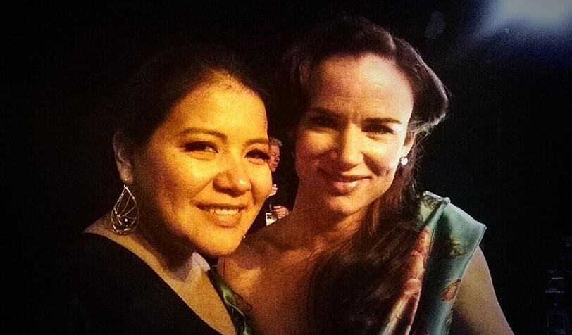 Misty Upham mit US-Star Juliette Lewis.