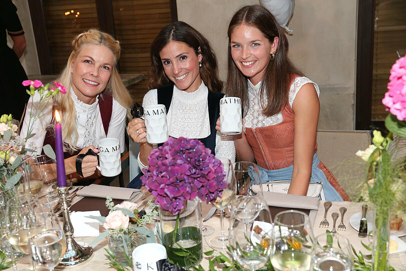 Tina Kaiser, Nadine Menz und Lilly Peithner