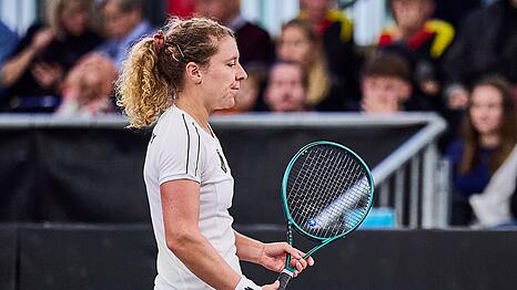 Anna-Lena Friedsam und das deutsche Tennisteam kämpften gegen Belgien.