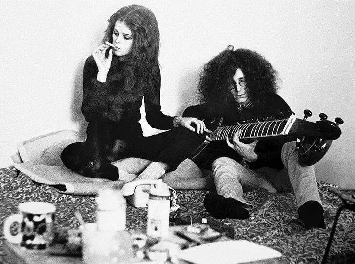 Uschi Obermaier und Rainer Langhans in ihren wilden Jahren. Mitte der 70er folgte die Trennung.