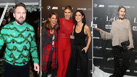 Der rote Teppich verwandelte sich in ein Schnee-Paradies - die Bilder der Stars...