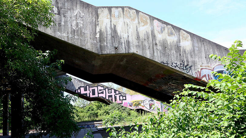 Der alte S-Bahnhof Olympiark in Moosach.