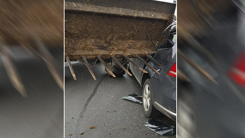 Die Babys auf der Rückbank blieben fast unverletzt.