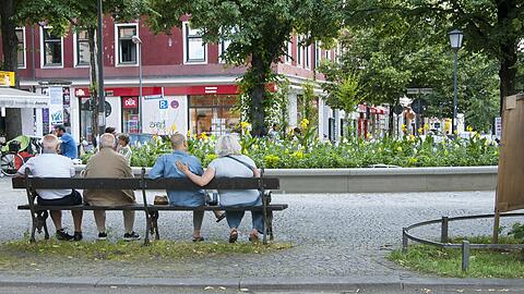 Der Pariser Platz in Haidhausen.