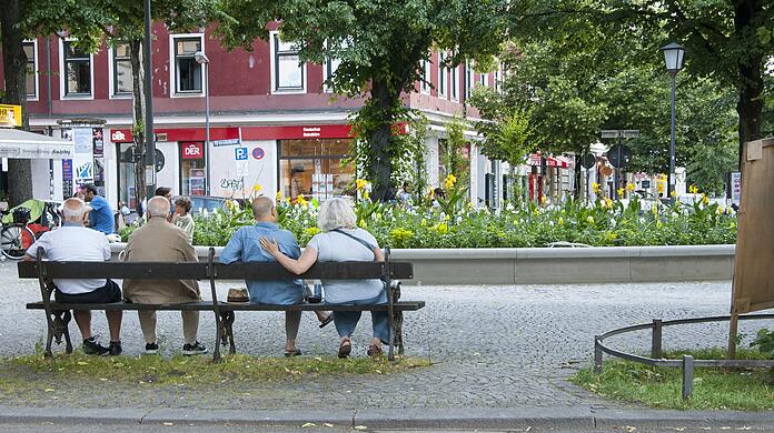 Der Pariser Platz in Haidhausen.