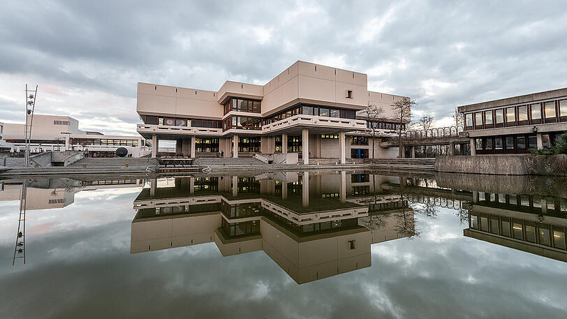 Das Gelände der Uni Regensburg, aufgenommen im Januar 2014.