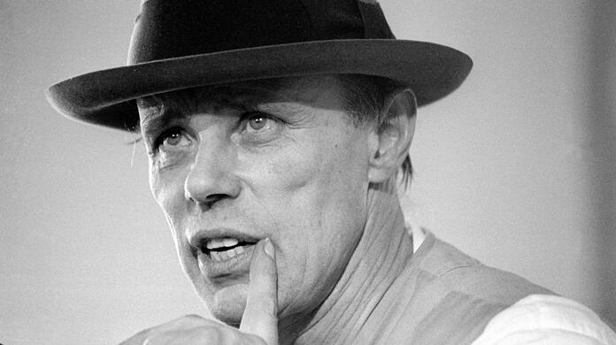 Joseph Beuys 1980 in Düsseldorf.