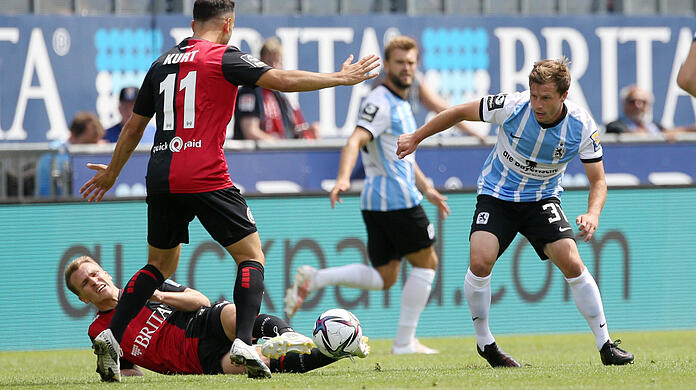 Der SV Wehen Wiesbaden und der TSV 1860 München trennen sich am 2. Spieltag mit 0:0.