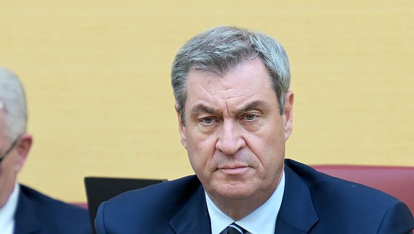 Ernste Zeiten, ernste Miene: Markus S&ouml;der im Landtag. (Archivbild)