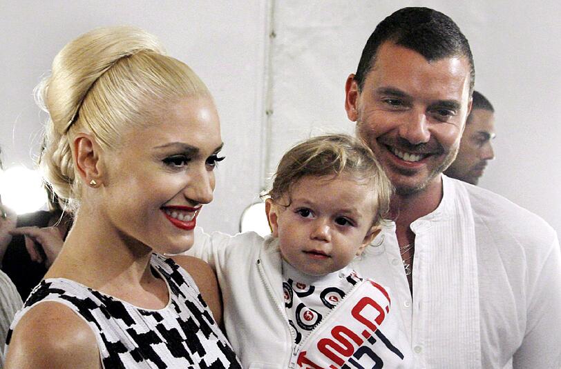 Gwen Stefani und ihr Noch-Ehemann mit ihrem ersten Kind Kingston