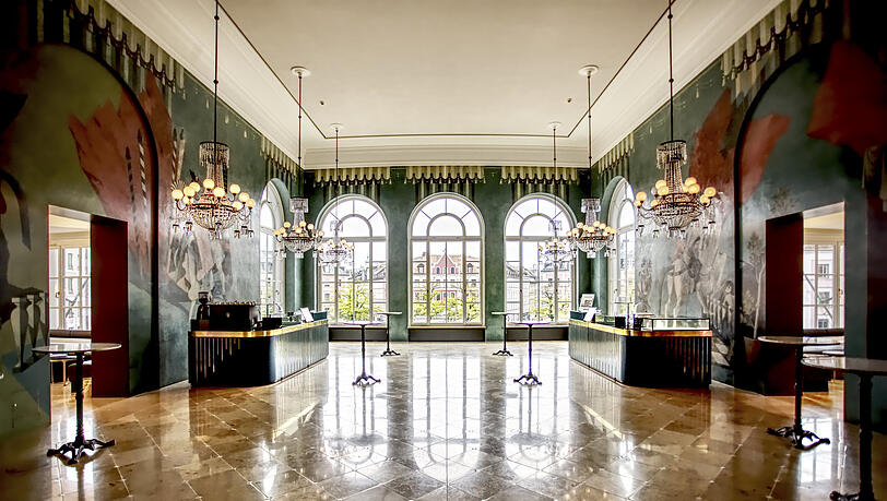 Das Foyer des Gärtnerplatztheaters. Das Foyer des Gärtnerplatztheaters.