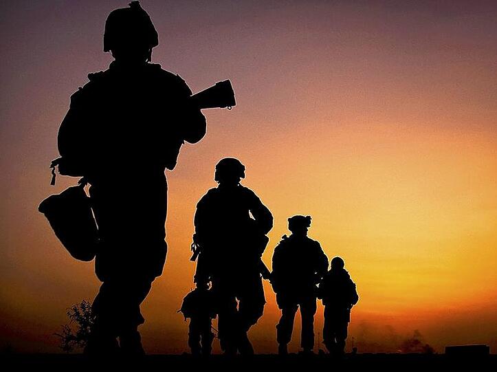 NATO-Soldaten bei einer Patrouille in Afghanistan