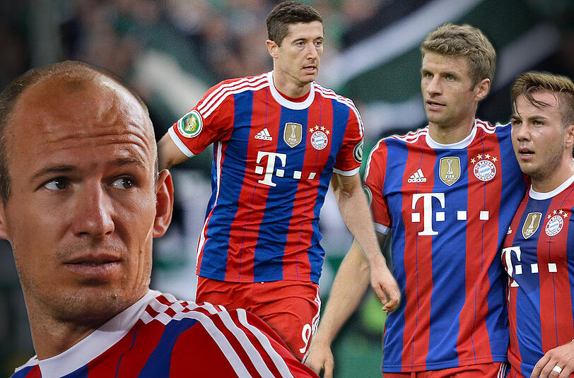 Robert Lewandowski scheint momentan die einzige Konstante im Offensiv-Konzept von Pep Guardiola zu sein.