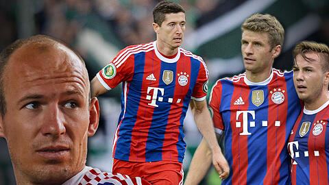 Robert Lewandowski scheint momentan die einzige Konstante im Offensiv-Konzept von Pep Guardiola zu sein.