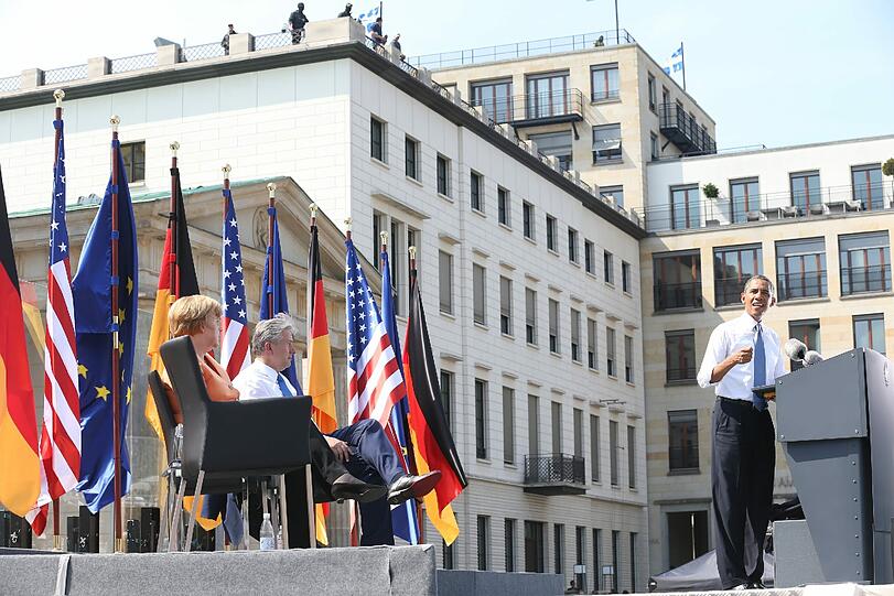 Barack Obama in Berlin.