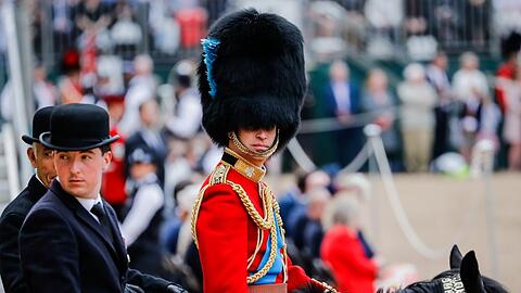 Prinz William führt als Oberst die Irish Guards an.