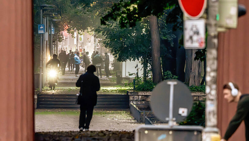 Blick durch das historische Eingangsportal in den Alten Botanischen Garten: Der Park gilt als Kriminalitätsschwerpunkt und wird verstärkt videoüberwacht.