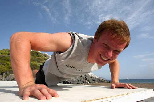 Felix Loch beim Sommertraining