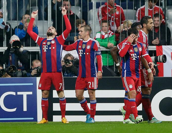 Franck Ribéry - NOTE 2 - Wirkte zunächst so, als hätte beim ihm wer die Handbremse gezogen. Löste sie im Laufe der Partie. Erzielte nach klasse Zusammenspiel mit Alaba das 1:0. Wirkte fortan quirlig wie bereits gegen Dortmund.