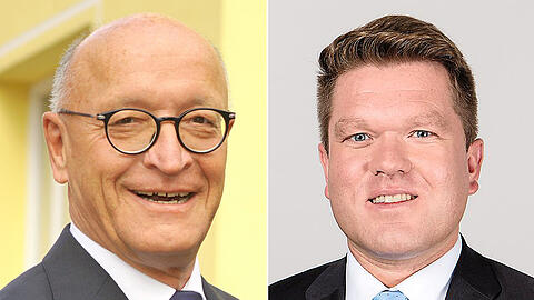 CSU-Kandidat Bernhard Loos (links) und SPD-Kandidat Florian Post.