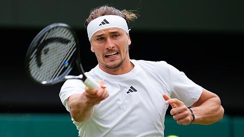 Alexander Zverev scheiterte in Wimbledon im Achtelfinale.