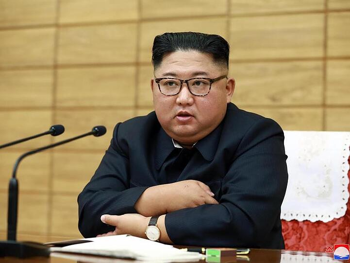 Nordkoreas Machthaber Kim Jong Un. Nordkorea hatte in Sohae unter anderem Raketen gestartet, die angeblich Satelliten ins All bringen sollten.