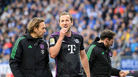 Drei Punkte, aber auch drei neue Verletzungssorgen. Besonders im Mittelpunkt: Harry Kane (m.)