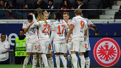 Der FC Bayern feierte in Frankfurt den zehnten Sieg in dieser Saison.