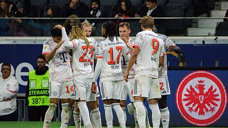 Der FC Bayern feierte in Frankfurt den zehnten Sieg in dieser Saison.