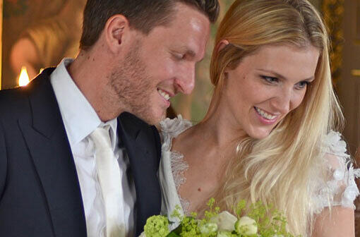 Benny Lauth hat seine Juliane heimlich in London geheiratet. Die Bilder von der Hochzeit.