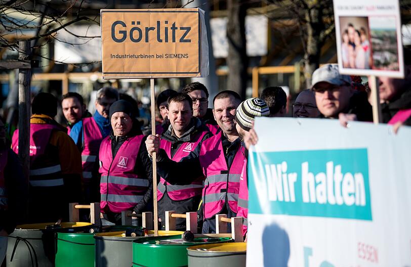 Bei der Jahreshauptversammlung von Siemens am Mittwoch kam es zu Protesten.