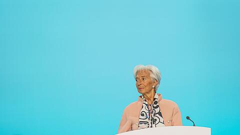 EZB-Präsidentin Christine Lagarde sieht viel Unsicherheit weltweit