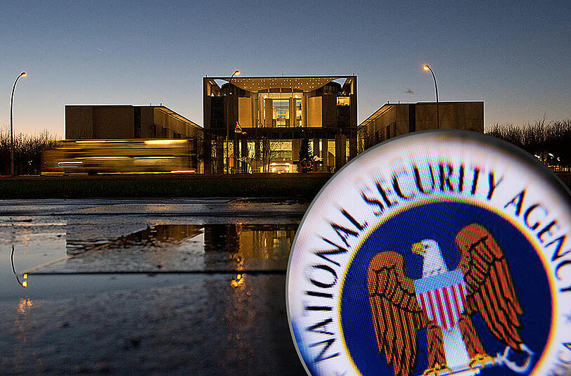 Nach neuen Enthüllungen soll die NSA jahrzehntelang im Kanzleramt mitgehört haben.