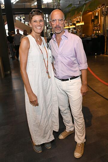 Christoph Maria Herbst mit Frau Gisi