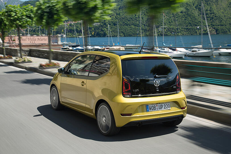 Wem der VW up! bislang mit seinem Motorenangebot zu betulich war, kann sich auf den neuen starken Dreizylinder-Turbo mit 66kW/90 PS freuen.