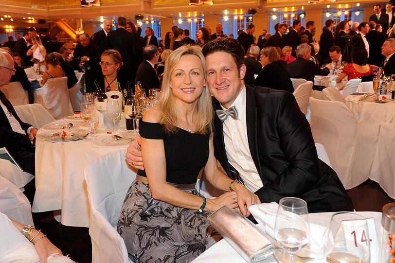 Gewichtheber Matthias Steiner und Frau Inge.