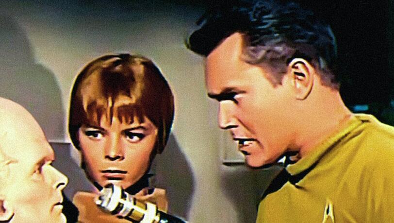 Laurel Goodwin bei ihrem "Star Trek"-Auftritt.