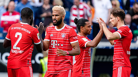Der FC Bayern gewinnt gegen die TSG 1899 Hoffenheim mit 2:0.
