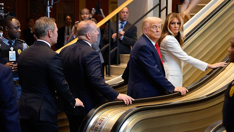 Trump will ein Nachspiel für den Stopp auf der UN-Rolltreppe.