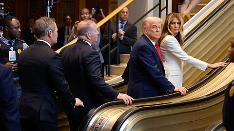 Trump will ein Nachspiel für den Stopp auf der UN-Rolltreppe.
